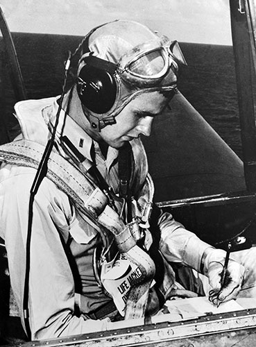 Bush as a military pilot